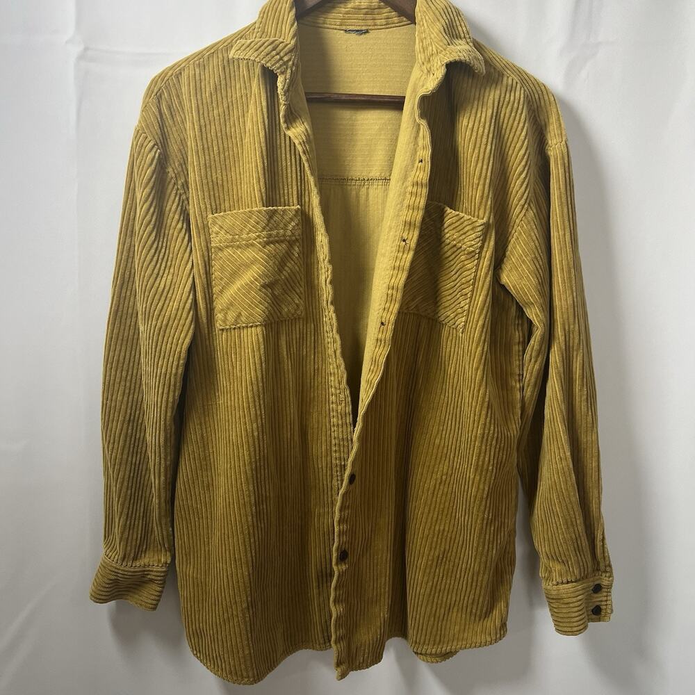 Wild Fable Mustard Corduroy Shacket No Size Tag - Assuming Large